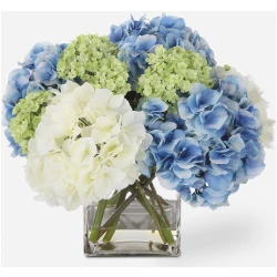 Providence Hydrangea-Artificial Flowers / Centerpiece