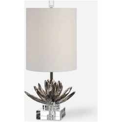 Silver Lotus-Silver Lotus Accent Lamp