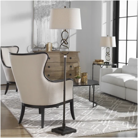 Uttermost Tenley Twisted Bronze Floor Lamp