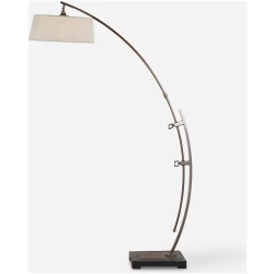 Calogero-Bronze Arc Floor Lamp