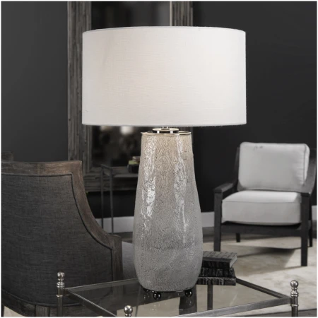 Uttermost Balkana Aged Gray Table Lamp