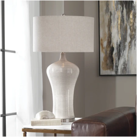 Uttermost Dubrava Light Gray Table Lamp