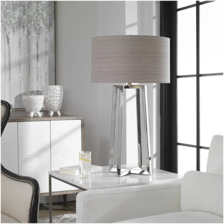 Uttermost Keokee Stainless Steel Table Lamp