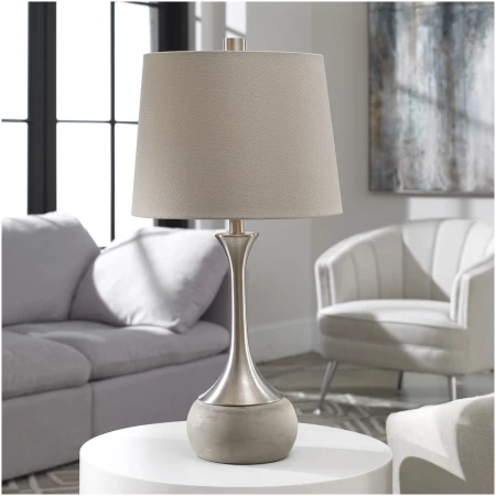 Uttermost Niah Brushed Nickel Lamp