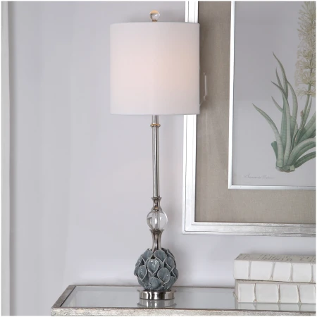 Uttermost Elody Blue Gray Buffet Lamp