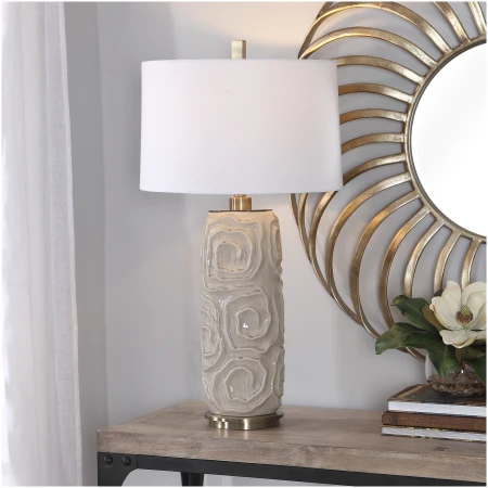 Uttermost Zade Warm Gray Table Lamp