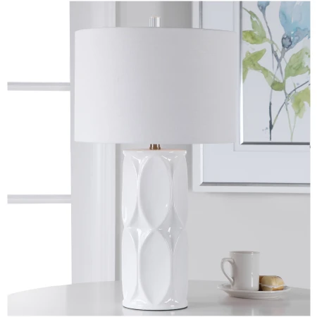 Uttermost Sinclair White Table Lamp