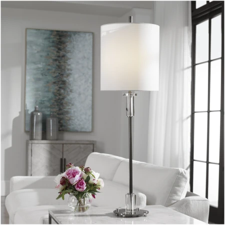 Uttermost Aurelia Steel Buffet Lamp