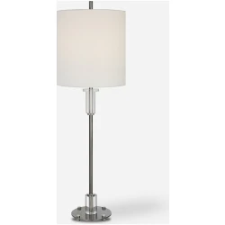 Aurelia-Steel Buffet Lamp