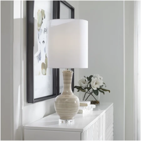 Uttermost Chalice Striped Table Lamp