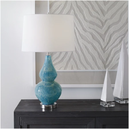 Uttermost Avalon Blue Table Lamp