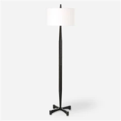 Counteract-Rust Metal Floor Lamp