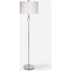 Exposition-Nickel Floor Lamp