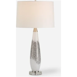 Quinn-White & Silver Table Lamp