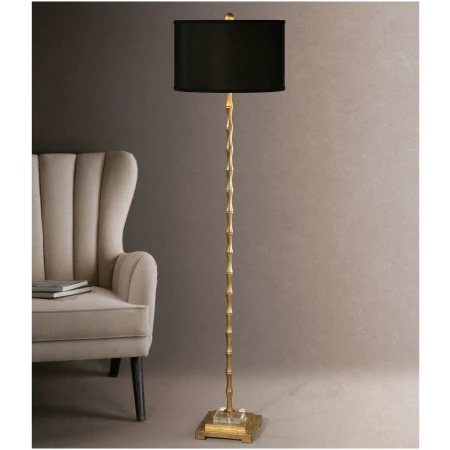 Uttermost Quindici Metal Bamboo Floor Lamp