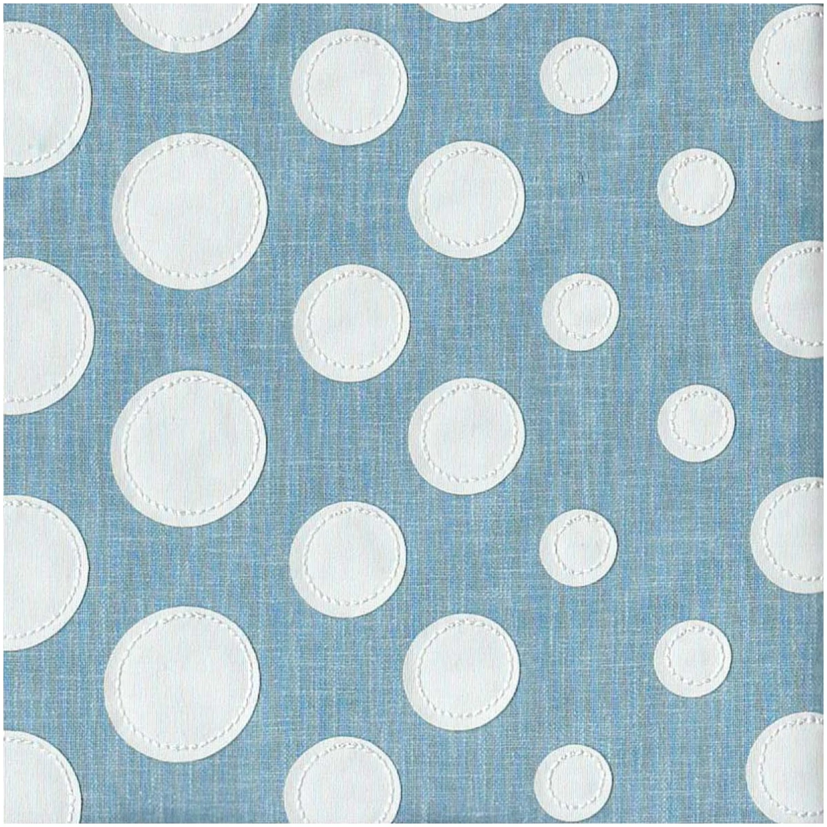 C-Circle/Blue - Multi Purpose Fabric Suitable For Drapery