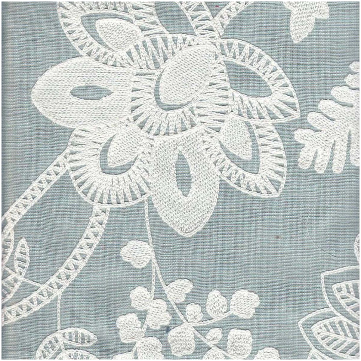 C-Crewel/Blue - Multi Purpose Fabric Suitable For Drapery