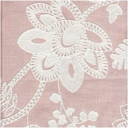 C-CREWEL/ROSE - Multi Purpose Fabric Suitable For Drapery