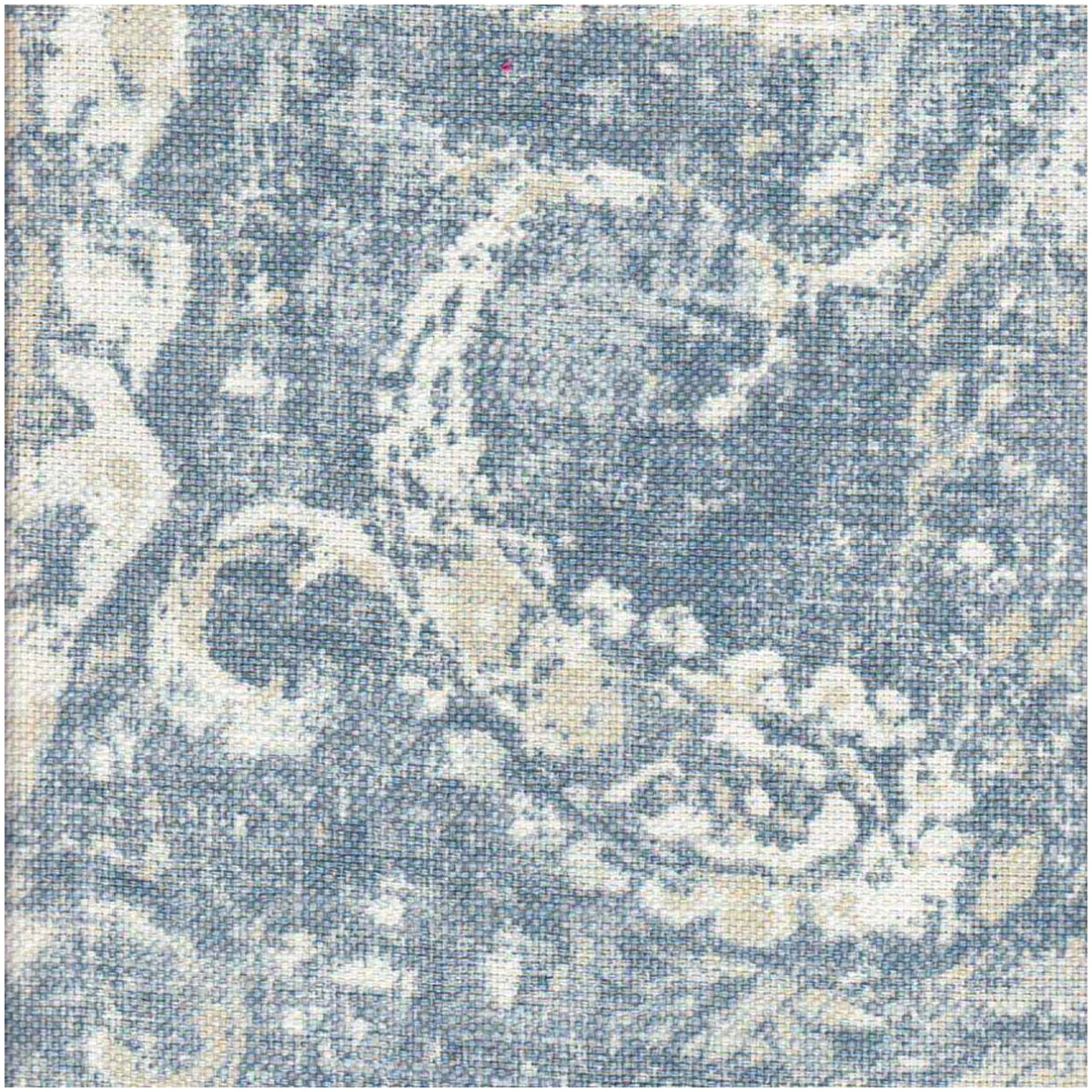 Heado/Blue - Prints Fabric Suitable For Drapery