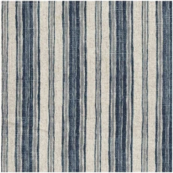 HUNSA/BLUE - Prints Fabric Suitable For Drapery