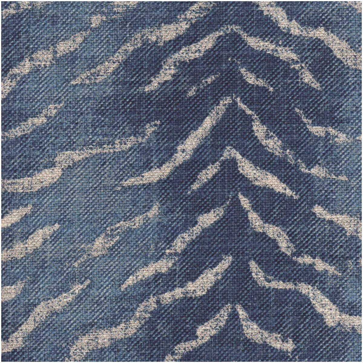 P-Tiger/Blue - Prints Fabric Suitable For Drapery