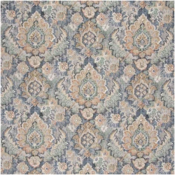 SW-HESTER/BLUE - Prints Fabric Suitable For Drapery