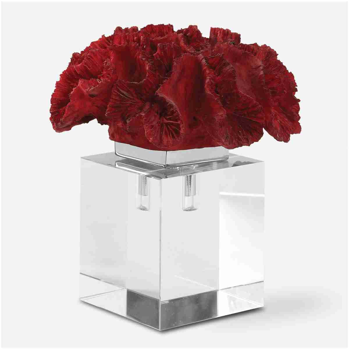 Red Coral Cluster-Table Top Accessories