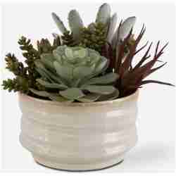 Mesa Succulent-Artificial Flowers / Centerpiece