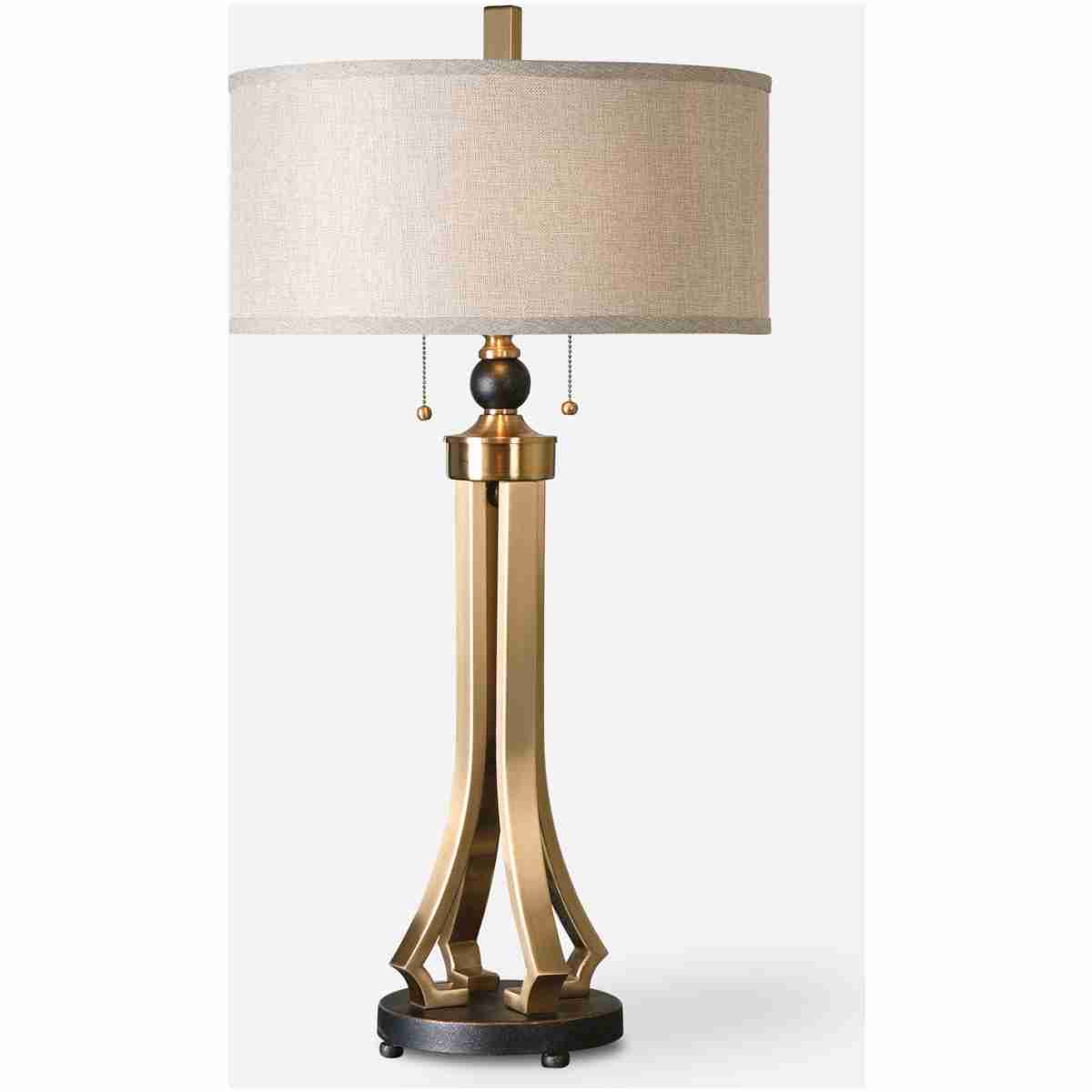 Selvino-Brushed Brass Table Lamps