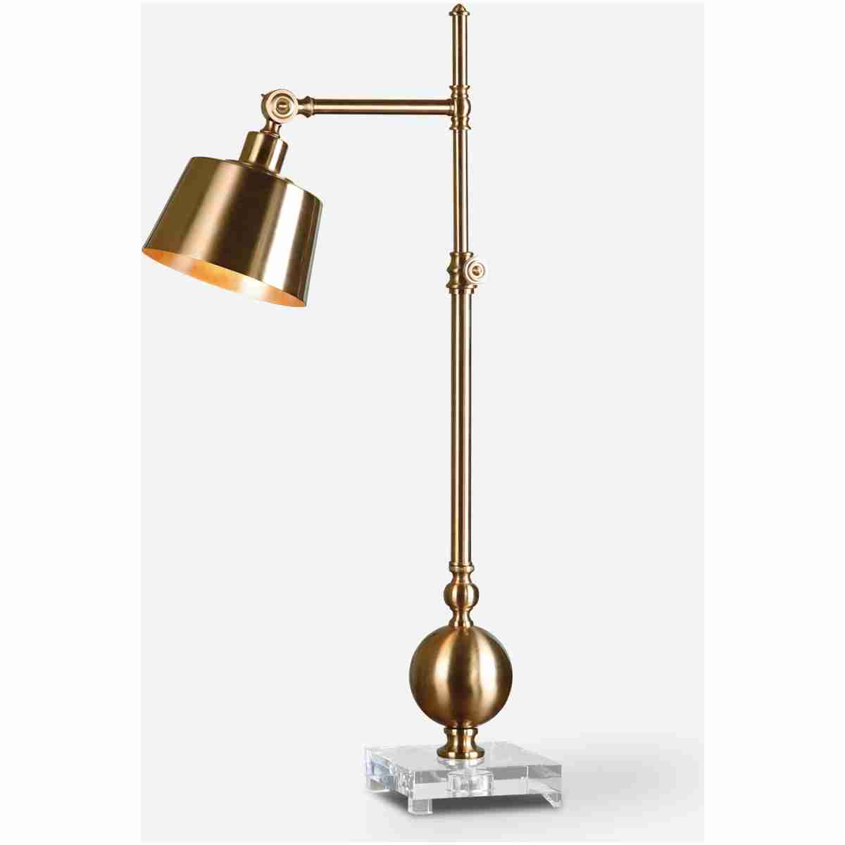 Laton-Brushed Brass Task Lamps