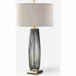 Vilminore-Gray Glass Table Lamps