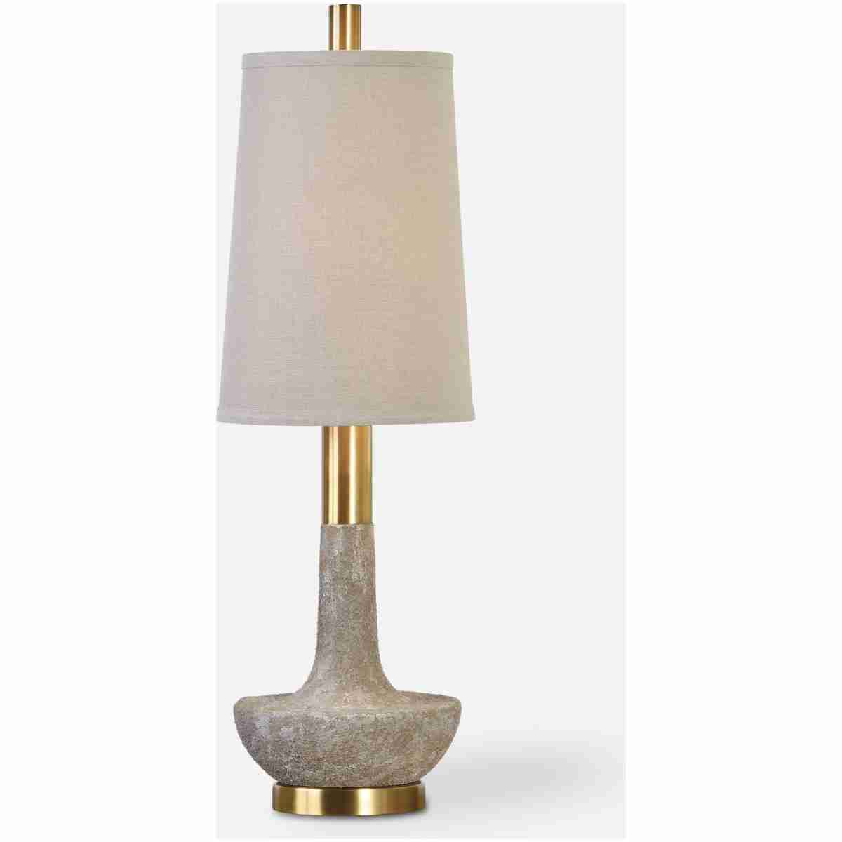 Volongo-Stone Ivory Buffet Lamp