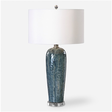 Maira-Blue Ceramic Table Lamp