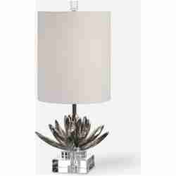 Silver Lotus-Silver Lotus Accent Lamp