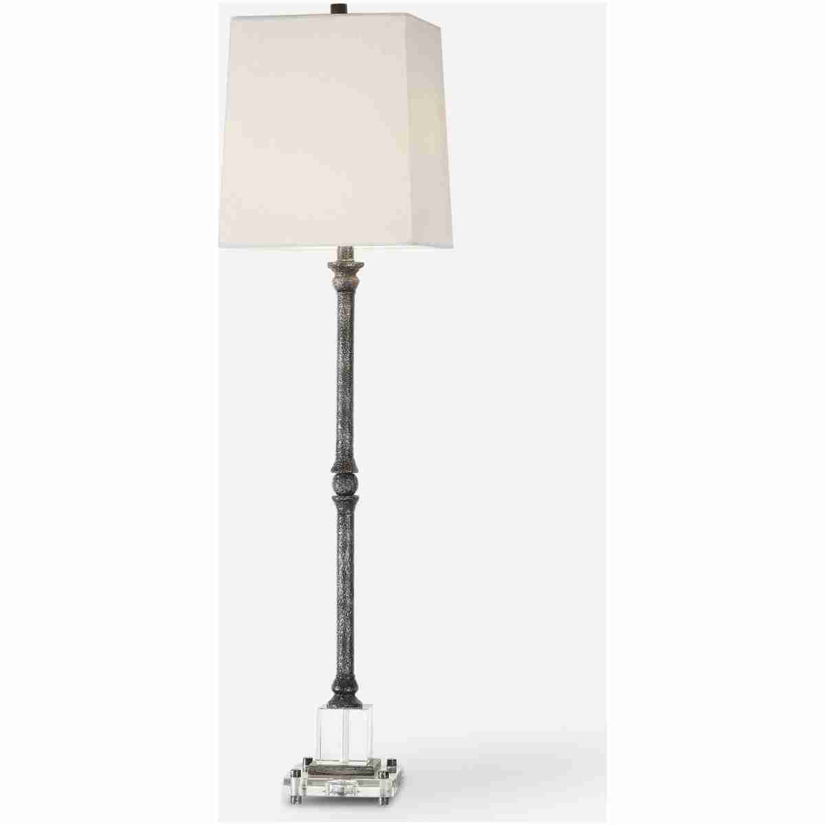 Teala-Aged Black Buffet Lamp