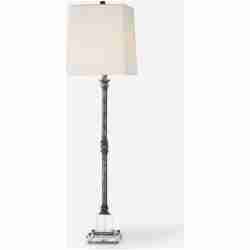 Teala-Aged Black Buffet Lamp