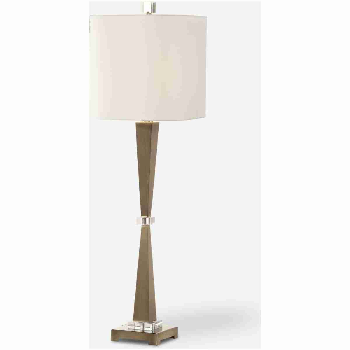 Niccolai-Antiqued Brushed Nickel Lamp