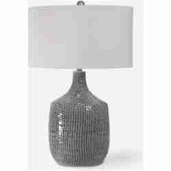 Felipe-Distressed Gray Table Lamp