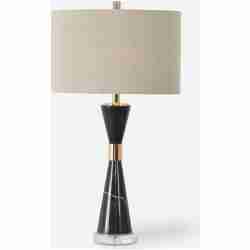 Alastair-Black Marble Table Lamp