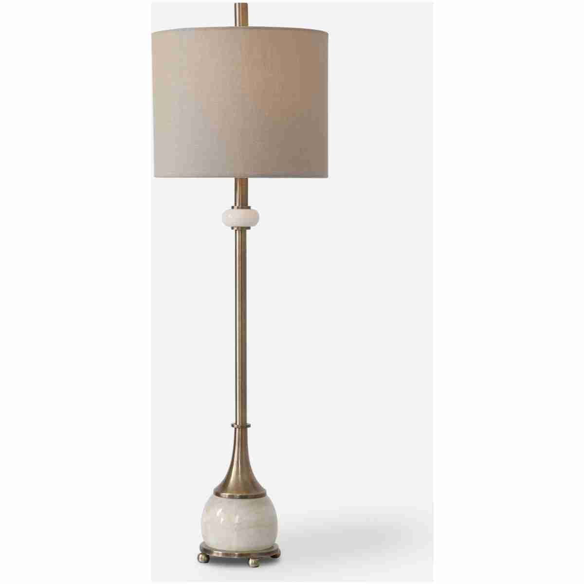 Natania-Natania Plated Brass Buffet Lamp