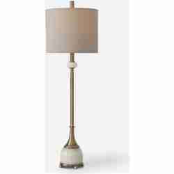 Natania-Natania Plated Brass Buffet Lamp