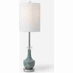 Piers-Piers Mottled Blue Buffet Lamp