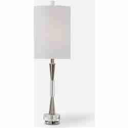 Azaria-Polished Nickel Buffet Lamp