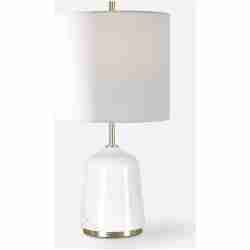 Eloise-White Marble Table Lamp