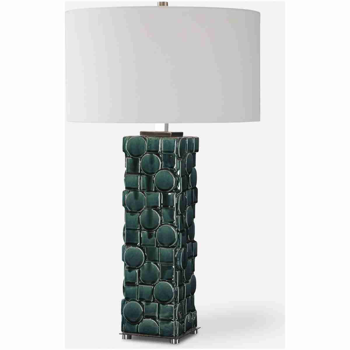 Geometry-Green Table Lamp