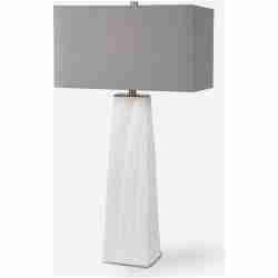 Sycamore-White Table Lamp