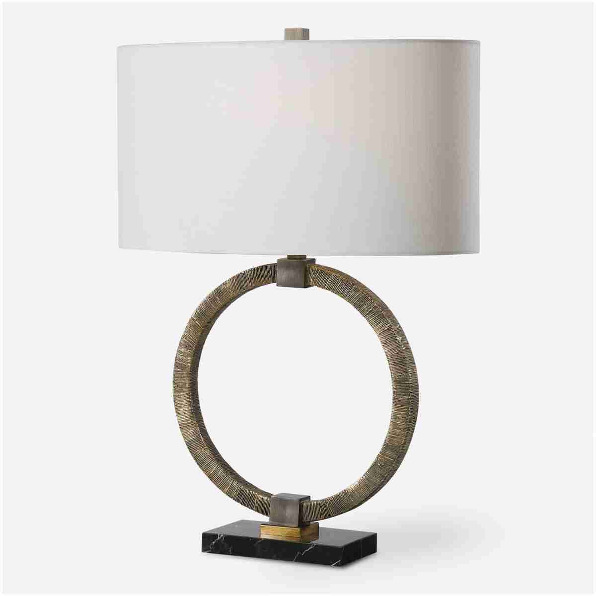 Relic-Aged Gold Table Lamp