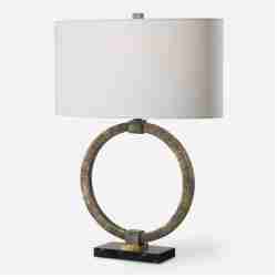 Relic-Aged Gold Table Lamp