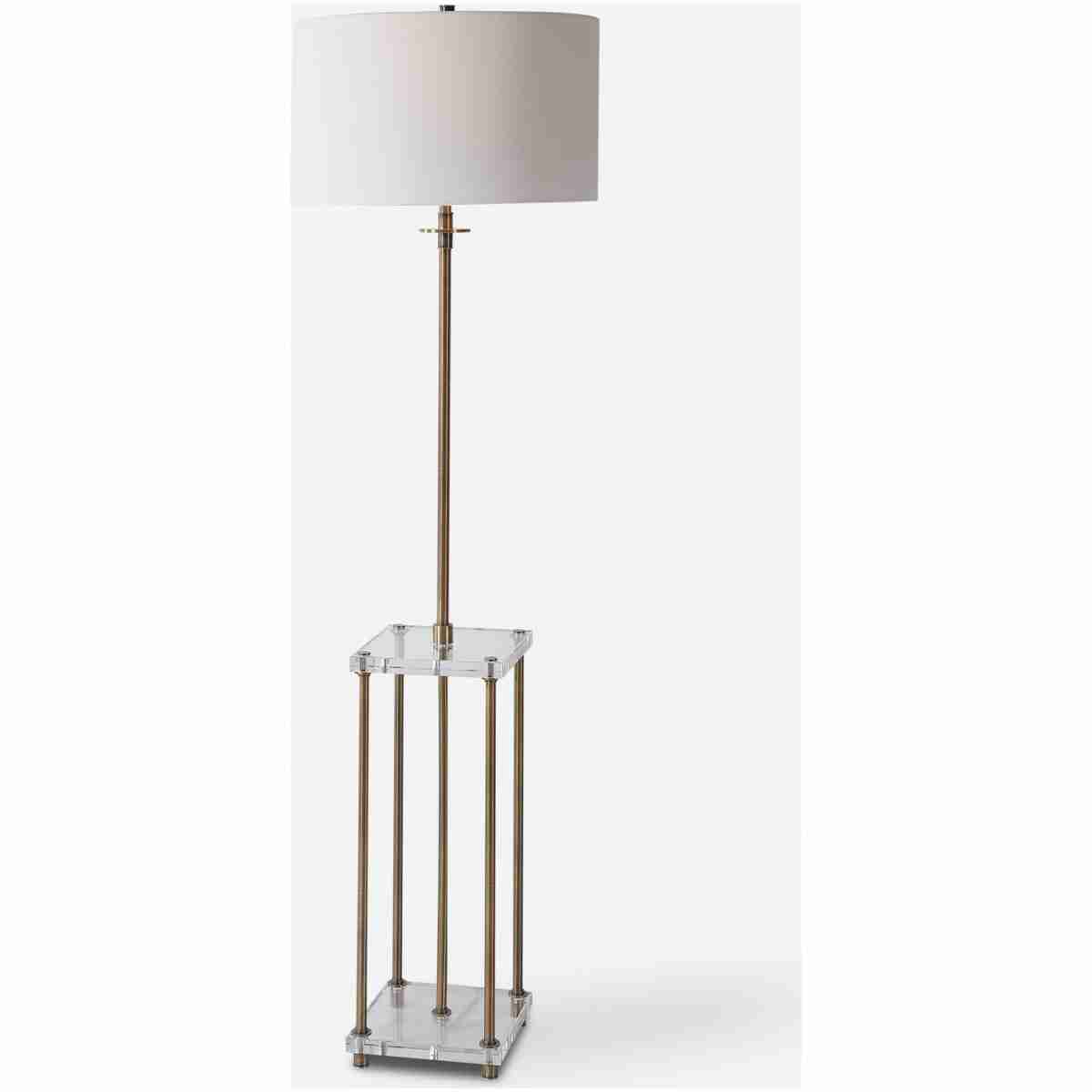 Palladian-Antique Brass Floor Lamp