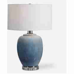 Blue Waters-Blue Ceramic Table Lamp